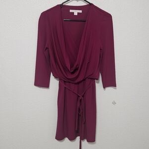 Boston Proper mini dress size 4 draped front style